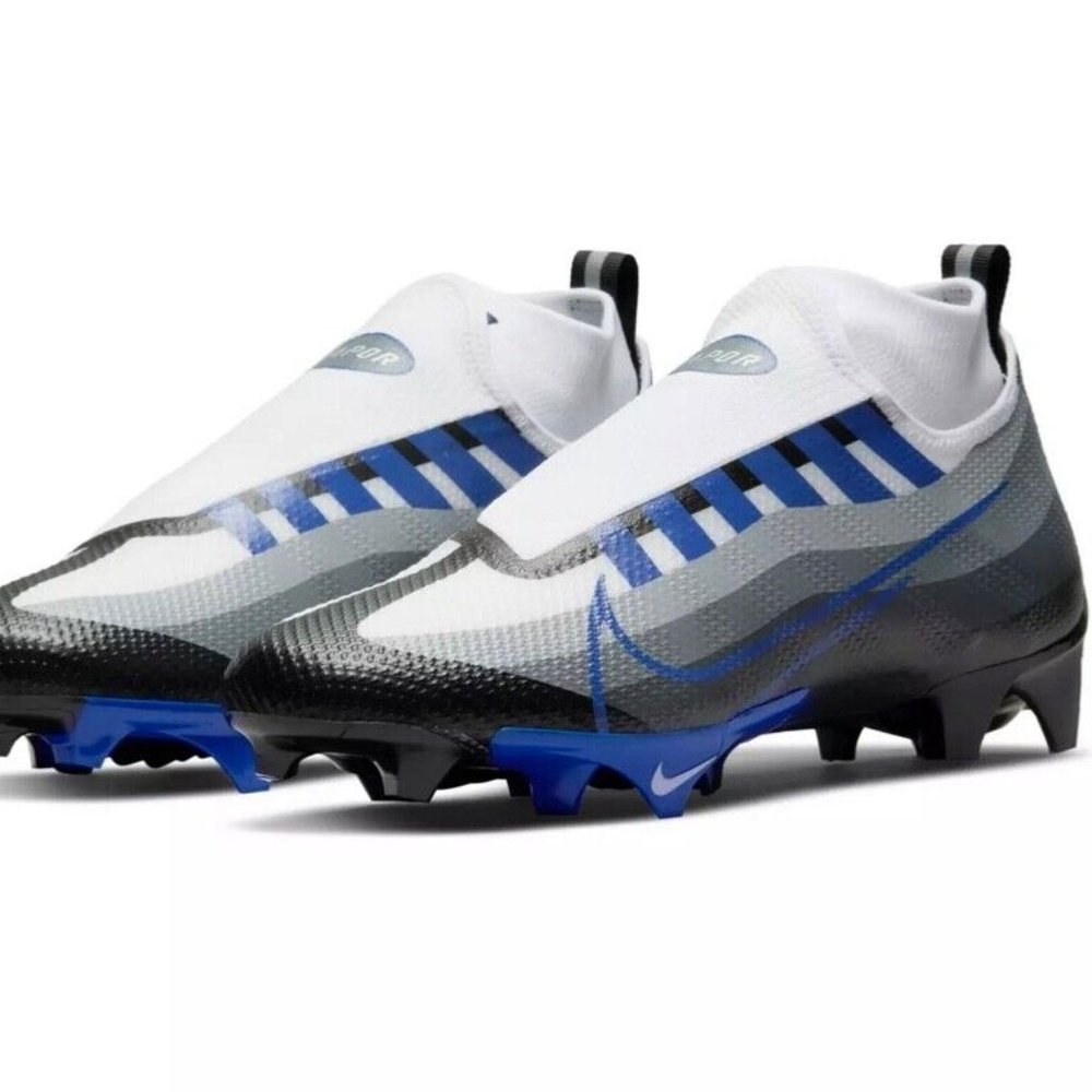 Nike Vapor Edge Pro 360 Football Cleats Mens Game Royal Blue White Black